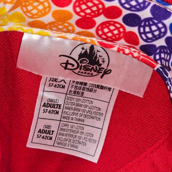 💥Sale💥Disney Parks Adult Rainbow Baseball Hat Unisex - Picture 2 of 5